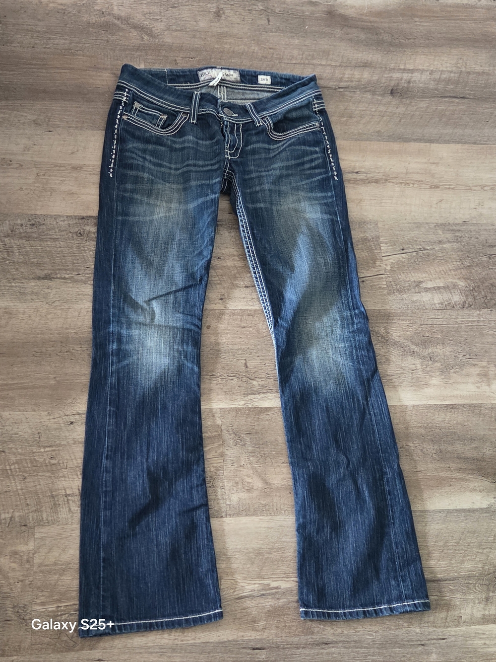 BKE Stella Slim Boot Denim, Size 28R, In Great Condition!